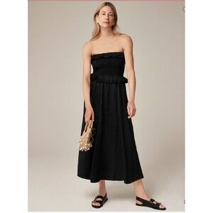 j crew cap sleeve ruffle dress in mixed lace J CREW CAP-SLEEVE RUFFLE DRESS MIXED LACE GUIPURE LEAVERS JULES PAMELA H7376 S 4